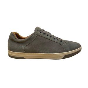 Johnston & Murphy Men’s Gray Suede Sheepskin Lining Low-Top Sneakers Size 13M